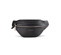 Lazarotti Bolonia XL - Riñonera de Piel para Mujer, 2 Compartimentos con Cremallera, 25 cm, Negro, Talla única, Bolsillo en el Pecho
