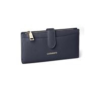 Lazarotti Bologna Leather Cartera Piel natural 20 cm azul