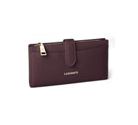 Lazarotti Stamm Ladies LZ03045 - Cartera para mujer, granate, Formato horizontal (sin solapa), Moderno