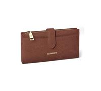 Lazarotti Stamm Ladies LZ03045 - Cartera para mujer, marrón, Formato horizontal (sin solapa), Moderno