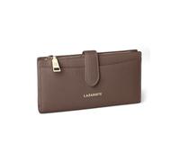 Lazarotti Stamm Ladies LZ03045 - Cartera para mujer, pardo, Formato horizontal (sin solapa), Moderno