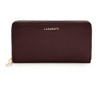 Lazarotti Zip Around Wallet With 16 Card Slots Burgundy