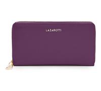 Lazarotti Zip Around Wallet With 16 Card Slots Purple
