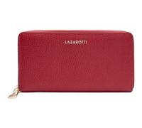 Lazarotti Zip Around Wallet With 16 Card Slots Red