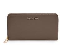 Lazarotti Zip Around Wallet With 16 Card Slots Taupe