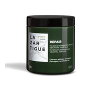 Lazartigue Máscara reparadora - Tratamiento de queratina hidratante, acondicionador, reparador para hebras dañadas, no grasosa, fácil de enjuagar, fórmula súper cremosa - 100% vegano, libre de