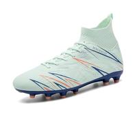LAZAZAFI Botas de fútbol para hombre, con tacos de pinchos, zapatos de fútbol para mujer, zapatillas de deporte profesionales para atletismo, competición de adolescentes, zapatos de fútbol sala