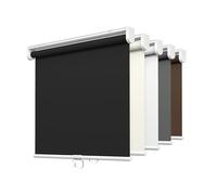 LazBlinds Persianas enrollables sin Cables, sin Herramientas, sin Taladro, 100% Opacas, con Aislamiento térmico, protección UV, Impermeables, enrollables, 20 Pulgadas de Ancho x 48 Pulgadas de Alto