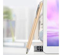 Lazimin Lápiz óptico portátil, lápiz Compacto de Pantalla táctil Digital de Alta sensibilidad, Universal para teléfonos Inteligentes y tabletas Samsung Tab/LG/Huawei/Xiaomi(Oro)