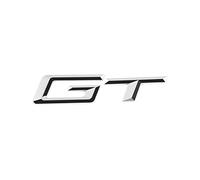 LAZIRO 3D ABS Car Letters Trunk Emblem Badge Sticker 535i 530d 320i 320d Fit For GT Logo Fit for BMW 5 GT F07 3 Series F34 F10 6 G32 Accesorios (Color : Chrome Silver, Size : 2014-2022)