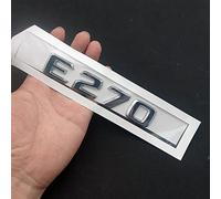LAZIRO 3D ABS Letras cromadas for el Emblema del Maletero Trasero del Coche Pegatina for Mercedes C220 W203 W204 W205 C230 E270 W211 Accesorios (Color : E270)