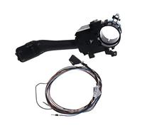 LAZIRO Interruptor de Control de Velocidad de Crucero Compatible con VW, Golf, Jetta Mk4, Bora, Passat B5, Beetle, Bora - Interruptor de Mando Basculante Negro - Manual - 1 Unidad