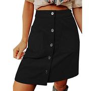 LAZIRO Las Mujeres De OtoñO E Invierno De Pana Falda De Medio Cuerpo De Cintura Alta Cien Falda Hebilla De DiseñO Falda Corta