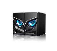 Lazmin - Altavoces de Ordenador con Cable con Factor de Forma Interesante, Mini USB 2.1 Altavoz de Escritorio estéreo Envolvente subwoofer para PC