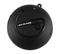 Lazmin Altavoz portátil de Viaje, Mini Altavoz inalámbrico de Hamburguesa Recargable con micrófono Super Bass y Sonido HD para Ducha, Bicicleta, Playa, Piscina (黑色)