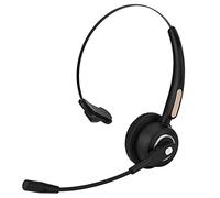 Lazmin Auriculares Bluetooth con Centro de Llamadas USB, 12 Horas Bluetooth 4.0 Cancelación de Ruido Inalámbrico Servicio al Cliente Auriculares con micrófono Adecuado para computadora/teléfono