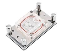 Lazmin Computadora CPU Bloque de enfriamiento de Agua líquida, Enfriador de Agua de disipador de Calor Bloque de Agua Base de Cobre con microcanal