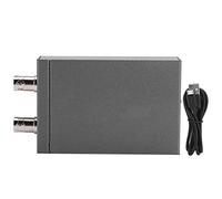 Lazmin Convertidor Mini HD SDI a HDMI, Adaptador de Conector HD/3G-SDI Soporte Adaptador de señales de Salida de Bucle Local 1080P