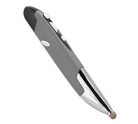 Lazmin USB Computer Stylus PC Accesorio, Wireless 2.4G Mouse Optical Pen Mouse Ajustable 800/1200/1600 dpi Handwriting Smart Mouse para computadora portátil Android Tablet PC(Gris Plateado)