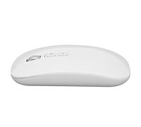 Lazmin112 2.4G Wireless Voice AI Smart Mouse, Computadora Portátil Mouse Inalámbrico 1600DPI Traducción De Entrada De Voz para Computadora Portátil De Oficina (Blanco)