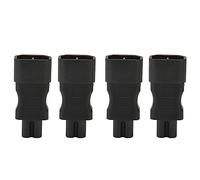 Lazmin112 Adaptador Toma Corriente, 4 Piezas IEC320 C14 a IEC320 C7 Reemplazo del Convertidor del Conector Alimentación, Adaptador Principal Suministro para la Caja la PDU Toma Computadora