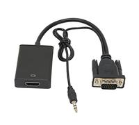 Lazmin112 Adaptador VGa a, 1080P a 60Hz Convertidor de Interfaz Multimedia VGa a Alta Definición, Adaptador de Computadora a TV, Plug and Play