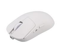 Lazmin112 Ai Ratón Inalámbrico, Escritura por Voz, Traducción, Búsqueda, Comandos, Análisis Swot, Chatgpt, 800-4000Dpi, Ai Dibujo Diseño, Voz Ratón Recargable, para Trabajo, Estudio (White)