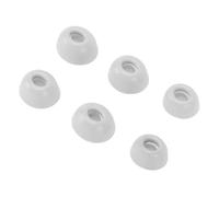 Lazmin112 Almohadillas de Repuesto de Espuma Viscoelástica, Fundas de Silicona Suave para Auriculares Inalámbricos Bluetooth iOS Pro de 3.ª Generación, con 3 Tamaños S M L y Bolsa de (Gris Claro)