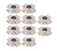 Lazmin112 Alquileres del Líder, la Exquisita Artesanía Coloridas Piedras Preciosas Múltiples Túneles Multifuncionales Cruzan los Botones del Tornillo 10 Colocados para Bolsas de Vino de Silla de
