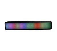 Lazmin112 Altavoz, Altavoz para Computadora, Altavoces Duales, Admite Conexión Inalámbrica BT 5.1 con Cable USB, Altavoz de Barra RGB, para Computadoras Portátiles de Escritorio