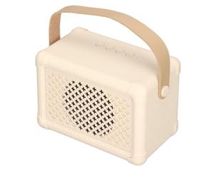 Lazmin112 Altavoz Bluetooth Retro Portátil Mini Dispositivo de Audio Elegante para Fiestas y Viajes