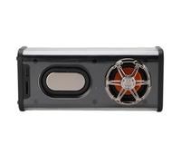 Lazmin112 Altavoz de Reloj de Pantalla Grande, Altavoz Inalámbrico Bluetooth 5.3 con Pantalla de Temperatura del Despertador, 4 Horas de Reproducción, Alcance de 10 M, Salida de 5 W, para (Black)