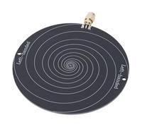 Lazmin112 Antena de Polarización Circular UWB, Antena en Espiral Equiangular de Banda Ancha de 900 MHz a 10 GHz con Conector Macho SMA, para Drones de Carreras y Telemetría