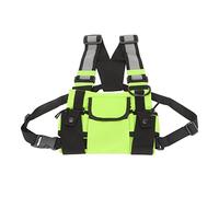 Lazmin112 Aparejo DE Pecho para Radio, FUNVA para ARNÉS DE Radio, Bolsa Ajustable PAREL Pecho, con Bolsa Frontal, Universal para Walkie Talkie DE Bidireccional, para Hombres Mujeres