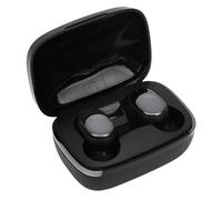 Lazmin112 Auriculares Bluetooth 5.6, Verdadera Reducción de Ruido Estéreo Inalámbrico con Llamadas Claras, Distancia de Transferencia de 10 M, Ajuste Seguro y Cómodo, Pantalla LED de (Black)