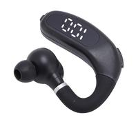 Lazmin112 Auriculares con Gancho para la Oreja, Auriculares Inalámbricos Bluetooth 5.4 con Diseño Inspirado en el Contorno y Altavoces de Diafragma, Alcance de 10 M, con Bisagra Giratoria (Black)