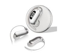 Lazmin112 Auriculares de Traducción AI, Auriculares con Traductor de 144 Idiomas en Tiempo Real con Bluetooth 6.0 y Micrófono con Cancelación de Ruido, para Viajes, Reuniones de (White)