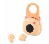 Lazmin112 Auriculares de Traducción AI, Traductor en Tiempo Real de 144 Idiomas con Bluetooth 5.4, Micrófonos HD Dobles, Tiempo de Reproducción 4H, para Viajes, Negocios, Aprendizaje de (Yellow)