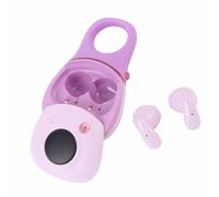 Lazmin112 Auriculares de Traducción AI, Traductor en Tiempo Real de 144 Idiomas con Bluetooth 5.4, Micrófonos HD Dobles, Tiempo de Reproducción 4H, para Viajes, Negocios, Aprendizaje de (Purple)