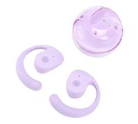 Lazmin112 Auriculares de Traducción con IA, Interpretación en Tiempo Real de 80 Idiomas, 14 Voces, 4 Modos de Alta Precisión, con Estéreo Alta Fidelidad, Comodidad para Oído Abierto (Purple)