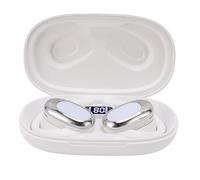 Lazmin112 Auriculares de Traducción de IA en Tiempo Real, Auriculares Traductor con Más de 164 Idiomas, Bluetooth 5.4, con Estuche de Carga, para Viajes, Negocios, Aprendizaje (White)