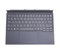 Lazmin112 Base de Acoplamiento de Teclado Magnético para Tableta D10 Yoga Duet 3, Material de Cuero ABS y PU con Piezas de Repuesto de Panel Táctil, Teclado Delgado Inalámbrico para iOS