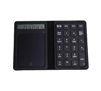 Lazmin112 BT Número Pad, Teclado Numérico Inalámbrico Plegable con Calculadora de Visualización y Panel Táctil, 23 Teclas, Tipo C, Soporte Múltiples Toque, para Finanzas, Contabilidad