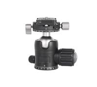 Lazmin112 Cabezal de Bola Giratorio de 360° con Perillas de Amortiguación Fina y Bloqueo Grueso Independientes para Cámaras DSLR. Carga máxima: 8 Kg/17,64 LB. (30 mm)