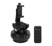 Lazmin112 Cabezal de Inclinación Panorámica Motorizado de 2,4g para Cámara de Teléfono Móvil, Cabezal de Trípode Panorámico con Control Remoto con Rotación e Inclinación Inalápricas