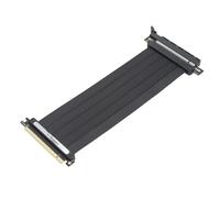 Lazmin112 Cable Elevador PCIe 4.0 X16, Cable de Extensión GPU de Alta Velocidad, Doble Cara Flexible, Blindado de 180 Grados, para RTX4090 RTX3090ti RTX3090 RTX3080ti (300 mm)