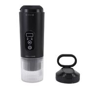 Lazmin112 Cafetera Portátil, Máquina Espresso con 21 Bares de Presión y Batería de 7800mAh, Carga Tipo C, para Cápsulas DolceGusto y Café Molido, Viajes Camping Senderismo Oficina (BLACK)