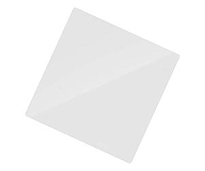 Lazmin112 Caja CompuTADORA Overlock de Acrílico Transparente, Soporte Base DIY para Placa Base M ATX, Estilo Abierto con Mejor Refrigeración y Mantenimiento, Admite Tarjeta GráFICA MÁN