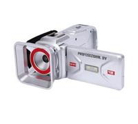 Lazmin112 Cámara de Vídeo 4K, Videocámara de 64MP con Zoom Digital de 18X, Pantalla Giratoria de 3,0 Pulgadas, WiFi, para Youtube Vlogging, Viajes, Grabación Escolar (Silver)