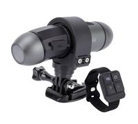 Lazmin112 Cámara para Casco De Bicicleta/Motocicleta 4K, Grabación Dual 1080P Frontal y Trasera, Gran Angular De 170°, Control por Aplicación Wi-Fi, Resistente Al Agua, 2400 Mah